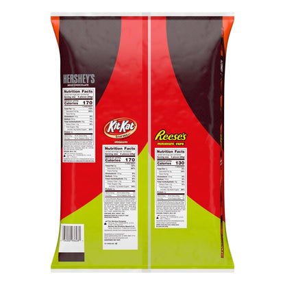 HERSHEY'S, KIT KAT and REESE'S Assorted Milk Chocolate Candy Variety Bag, Halloween Candy, 80.39 oz (265 Pieces)