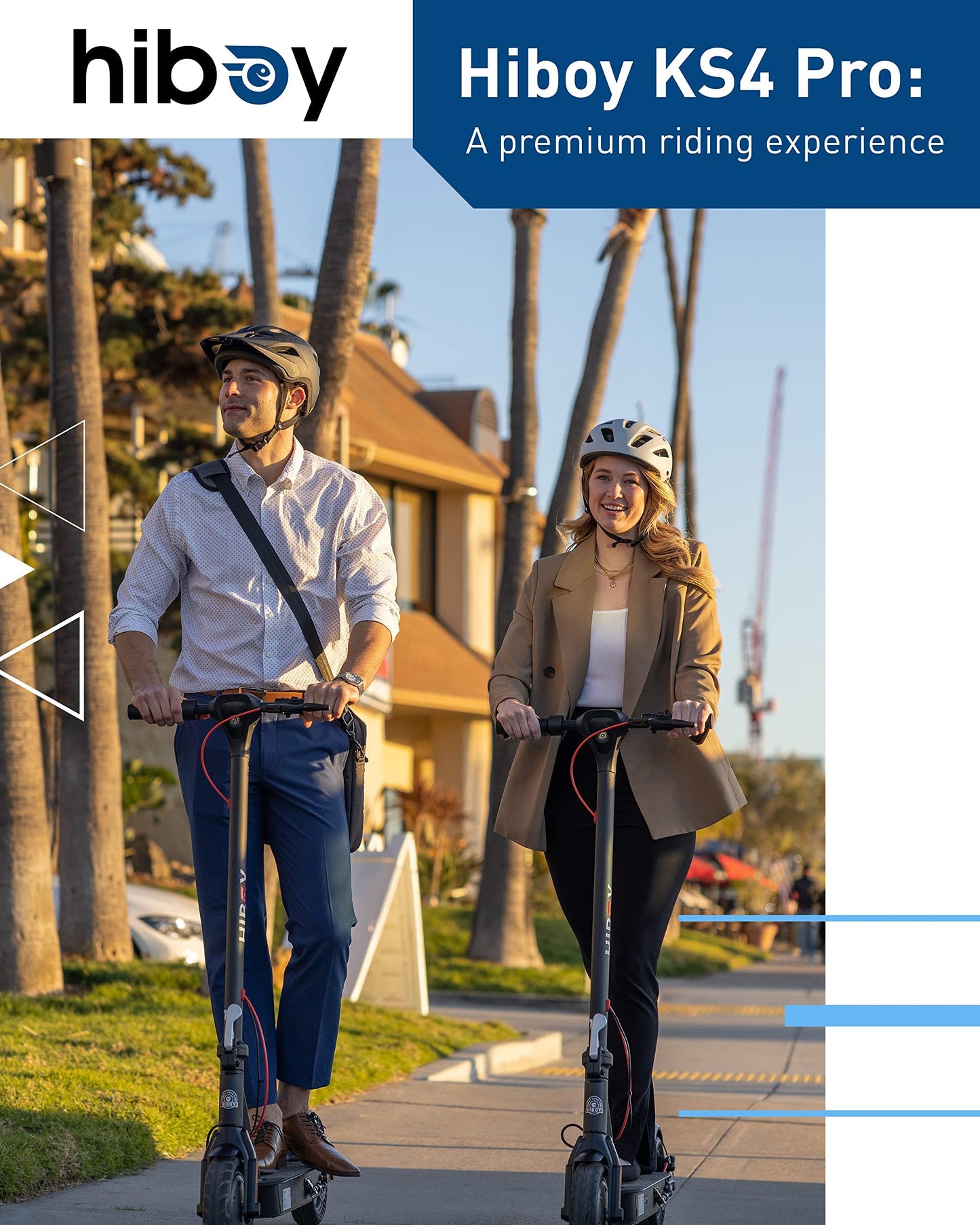 Hiboy KS4 Pro Electric Scooter, 500W Motor (Max 750W), 10" Honeycomb Tires, 25 Miles Long Range 19 MPH Foldable Commuti Electric Scooter Adults with Hiboy APP