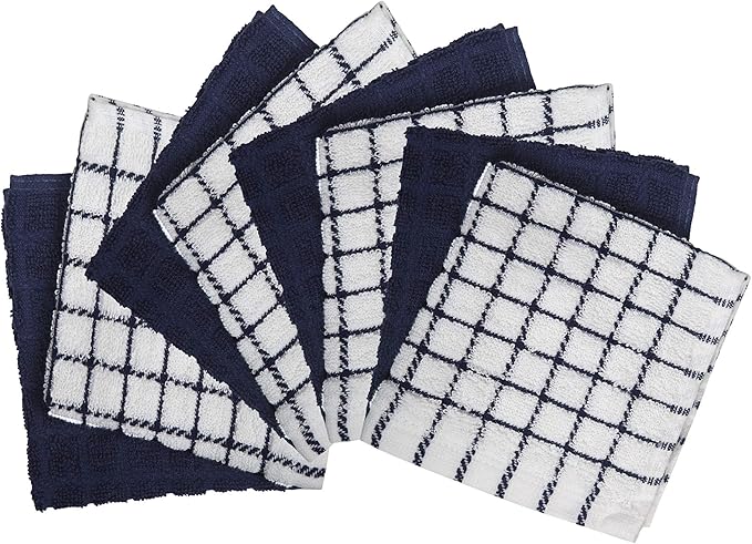 Bumble Dish Cloths | 12" x 12" | 100% Cotton Kitchen Towels | 405 GSM | Soft
