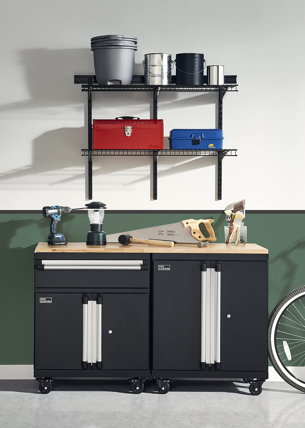 ClosetMaid ProGarage Workbench Top, Heavy Duty Rubberwood, Scratch Resistant, Durable, for Garage or Workshop