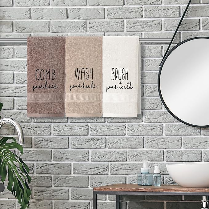 3 Pcs Farmhouse Decorative Hand Towels