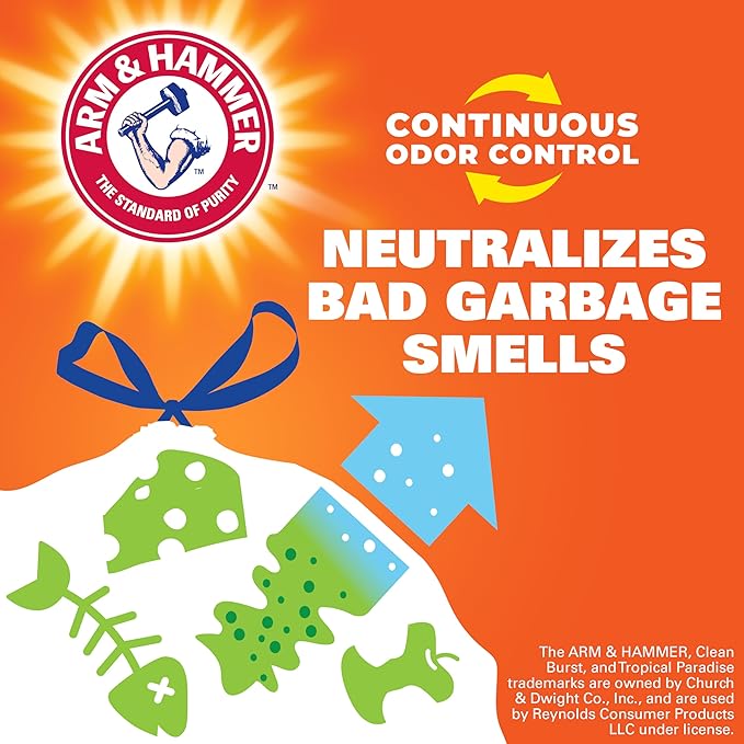Hefty Ultra Strong 13 Gallon Trash Bags, Tall Kitchen Trash Bags 13 Gallon Size