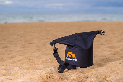 Ridgewinder Portable Shower for Camping with Dry Bag - Camp Shower with Rechargeable Battery and Included 10L Dry Bag for Water Storage. Complete Camping Shower in a Bag (+Sprayer Attachment).
