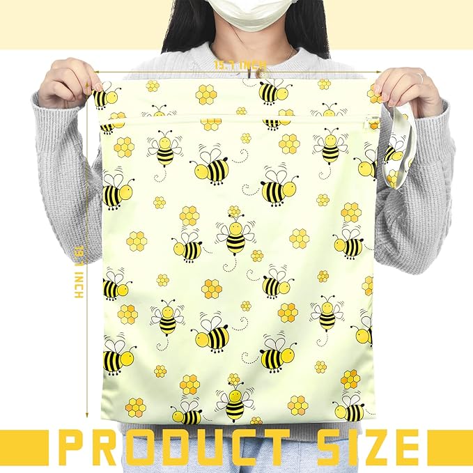 Shappy 2 Pcs Large Travel Laundry Bag Washable Waterproof Wet Dry Large Dirty