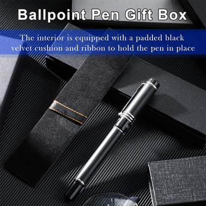 Gersoniel 18 Pcs Pen Boxes Gift Empty Black Pen Case with Cushion Cardboard Box Display Case for Jewelry Gift Birthday Souvenir Presentation Business Christmas Office Supplies
