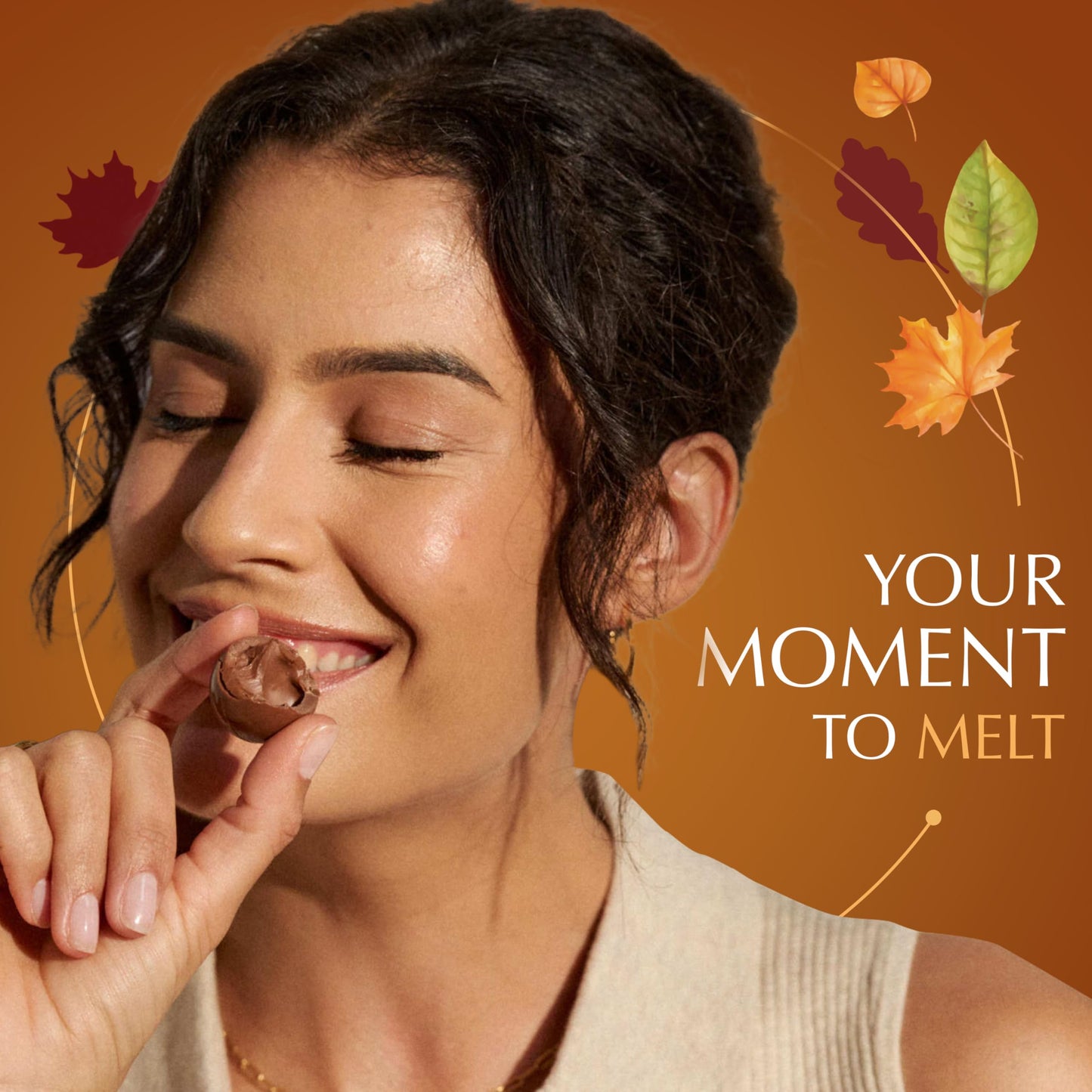 Lindt LINDOR Harvest Milk Assorted Chocolate Candy Truffles, Chocolates with Smooth, Melting Truffle Center, 15.2 oz. Bag