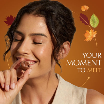 Lindt LINDOR Harvest Milk Assorted Chocolate Candy Truffles, Chocolates with Smooth, Melting Truffle Center, 15.2 oz. Bag