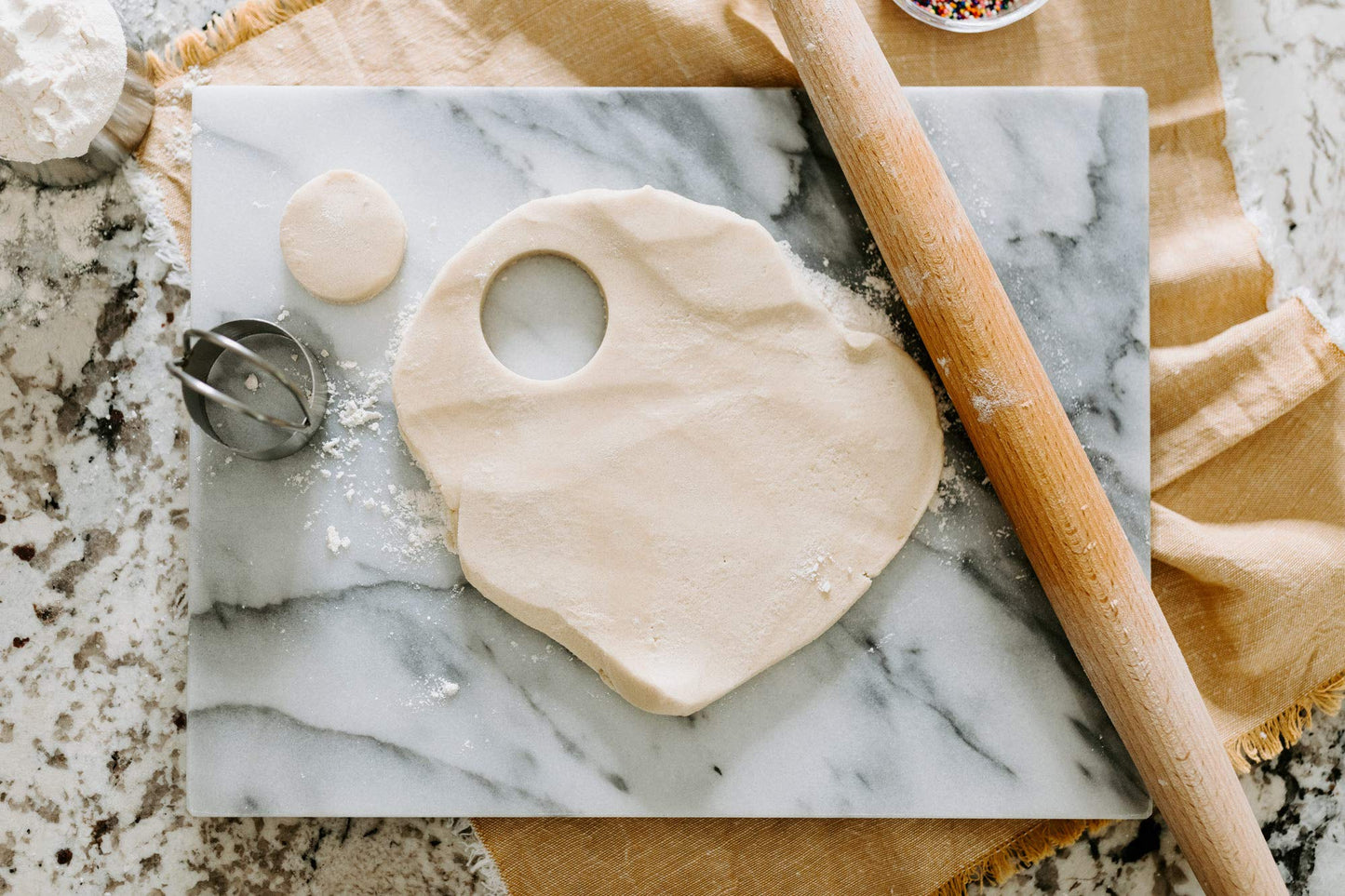 Thirteen Chefs Marble Cutting Board - 16 x 12 Inch Marble Slab Pastry Board for Charcuterie, Cheese, Dough, Dessert - Decorative Stone Cutting Board for Kitchen and Home