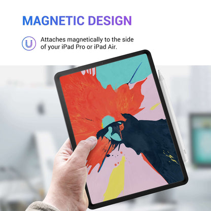 Stylus Pen for Apple iPad(2018-2025),With Tilt Sensitivity & Palm Rejection & Magnetic,Compatible iPad Pro 11/12.9(3/4/5/6th)/Air 3-6/Mini 5-6/iPad 6/7/8/9/10/11th Gen,Writing/Drawing ipad Pencil