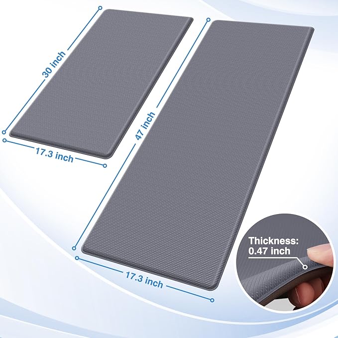 StepRite Kitchen Mats, Cushioned Anti Fatigue Kitchen Mats