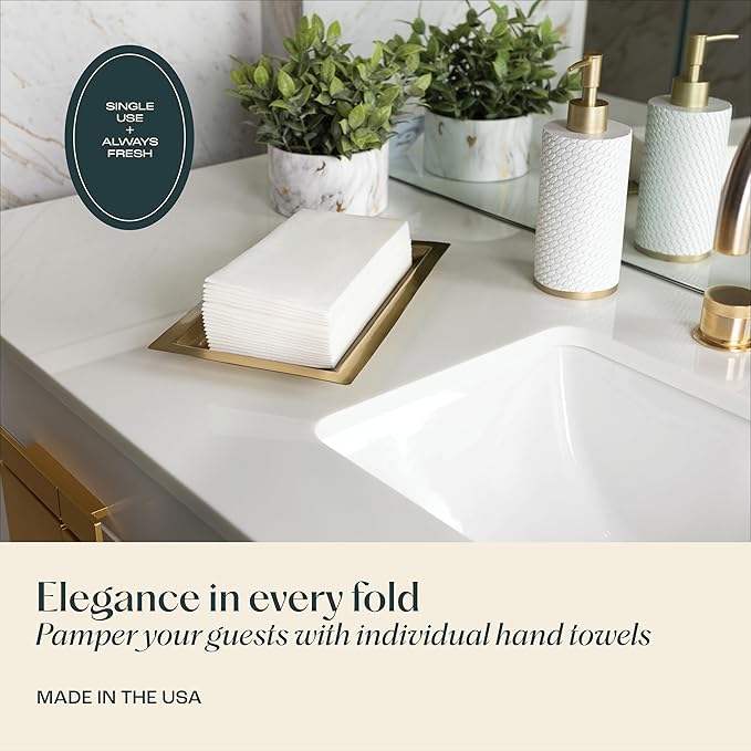 50-Pack Servietto Disposable Linen-Feel Guest Towels