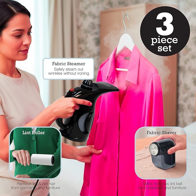 Inspired Living Fabric Care Kit – 3-Piece Garment Care Set
