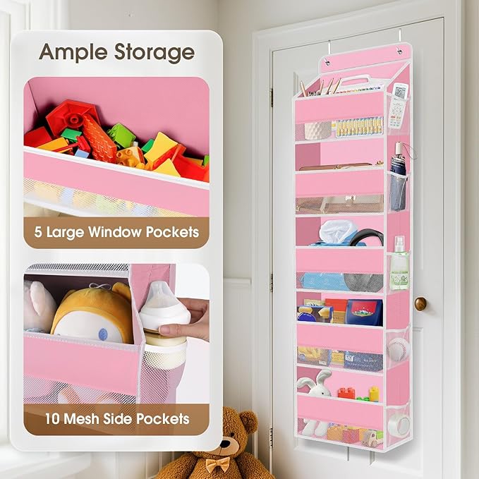 2 Pack Over The Door Organizer Hanging Storage Organizers