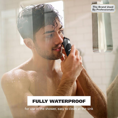 Wahl USA Pro Series Forever BladeTM Stainless Steel Cordless Rechargeable Beard Trimmer for Men with No Slip Grip & USB Charge – Model 3026017
