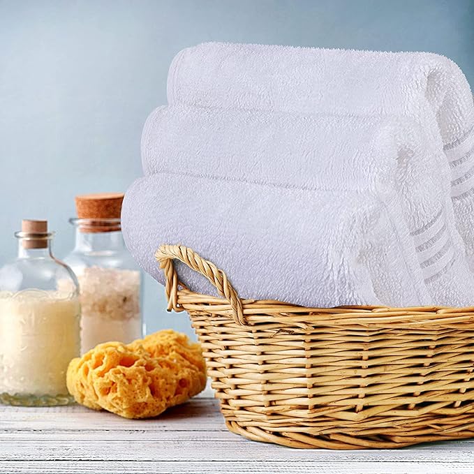 Utopia Towels Wash Cloths Set, 12 by 12 Inches, 100% Cotton Ring Spun, Highly