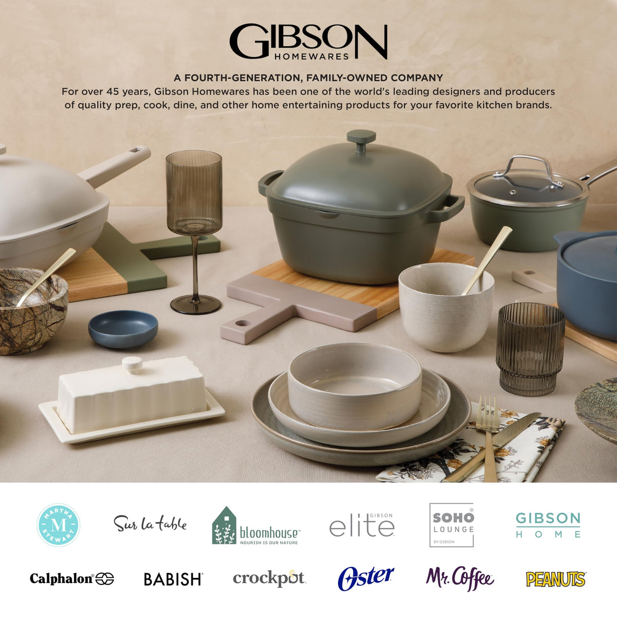 Gibson Home Sherwood 3-Piece Acacia Wood Salad Bowl Set, 32 Quart Large Serving Bowls, Natural Finish, Durable & Eco-Friendly