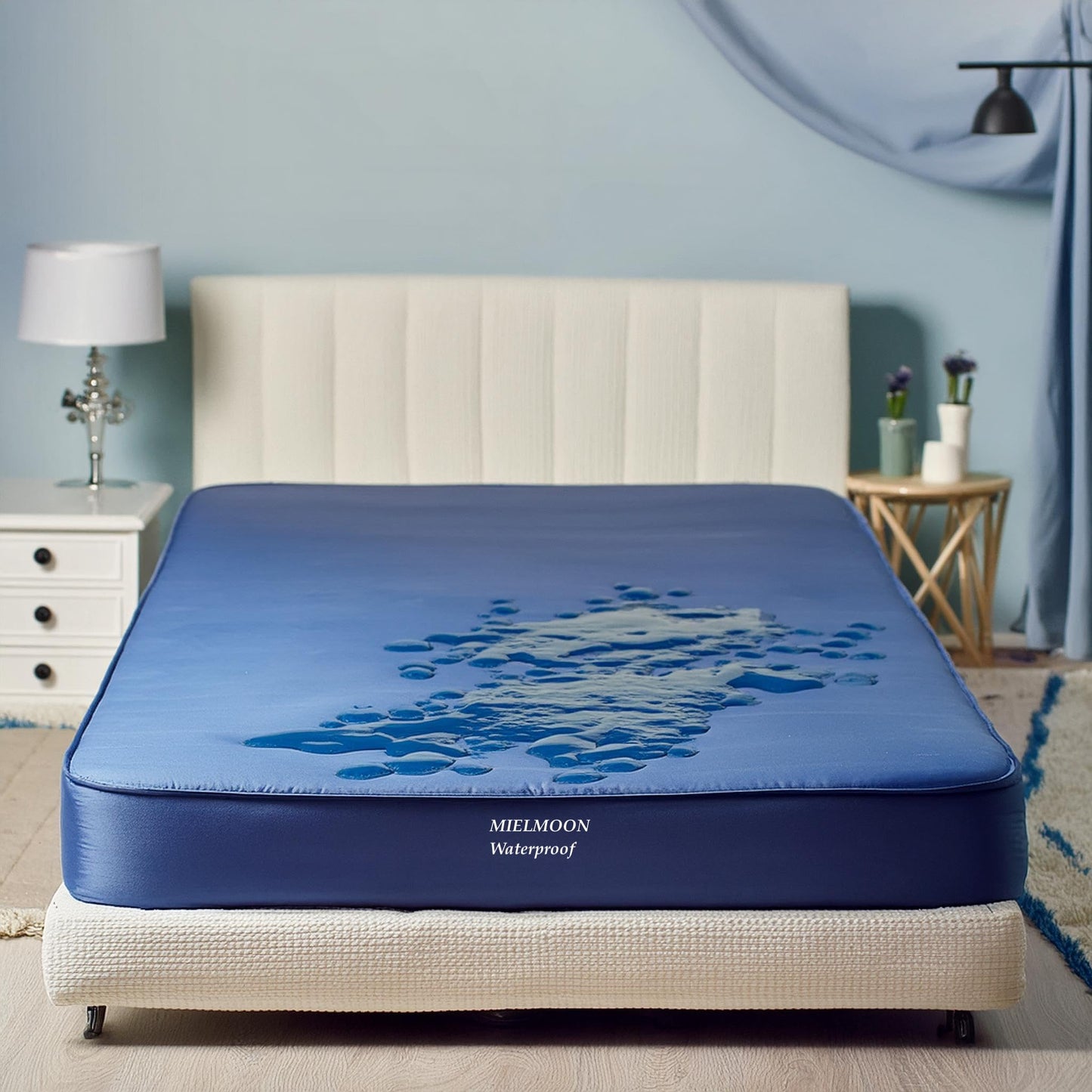 Mielmoon 7" Waterproof Mattress No-Springs Bed Foam Plush-Barrier,Clean&Body,Supportive Spinal,Outdoors,Medical Mattress,Bedwetting (Twin 39x74, 7 ")