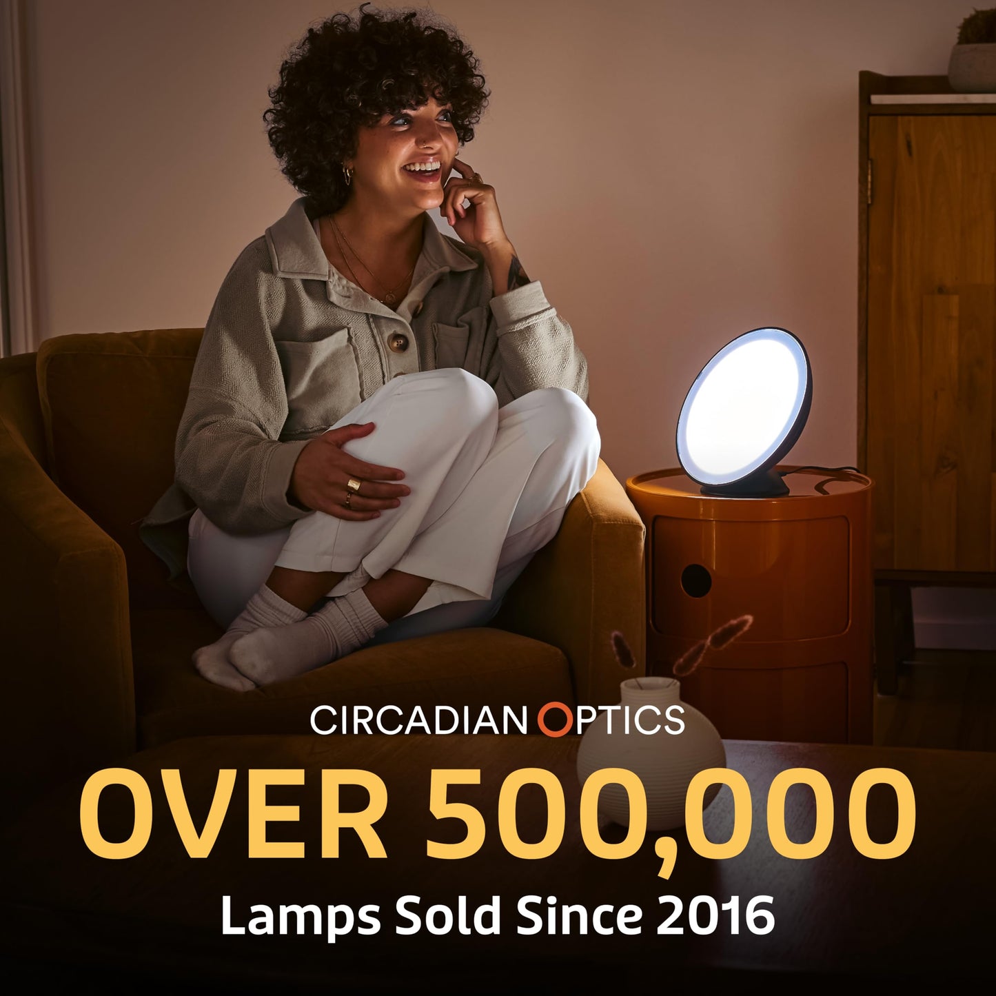 Circadian Optics Langham Clinical Grade Light Therapy Desk Lamp | 10,000 Lux at 12" | As Seen On Shark Tank | 5X Power & Brightness | Large 6" X 17" Light Panel | Improves Mood, Focus & Sleep