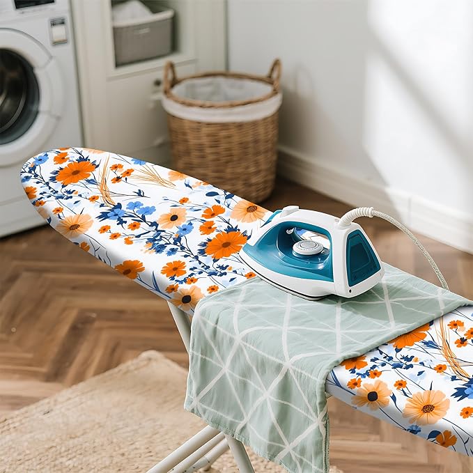 Floral Ironing Board Cover, Standard Size Cotton Iron Board Covers
