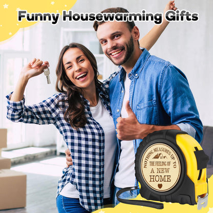 Sensi Blue Housewarming Gift for New House Homeowner, Perfect First Home Gift Idea for Women Men Neighbor, House Warming Gifts New Home 2025, Realtor Gift to Clients Tape Measure 25FT Tool Gifts