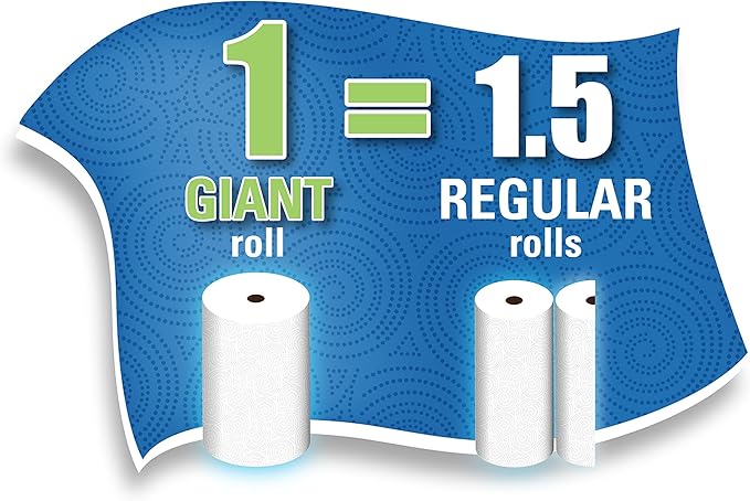 Sparkle Paper Towels, 24 Giant Rolls, Pick-A-Size