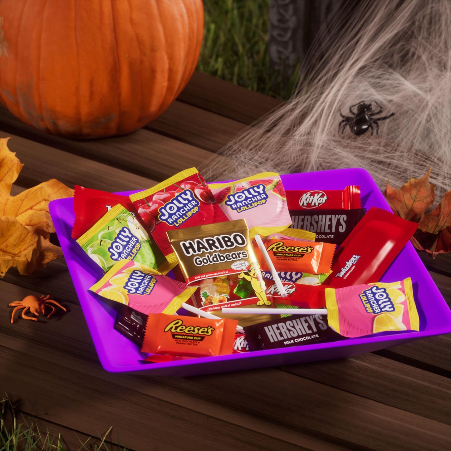 Hershey Miniatures Assorted Flavored, Halloween Candy Bulk Bag, 97.96 oz (330 Pieces)