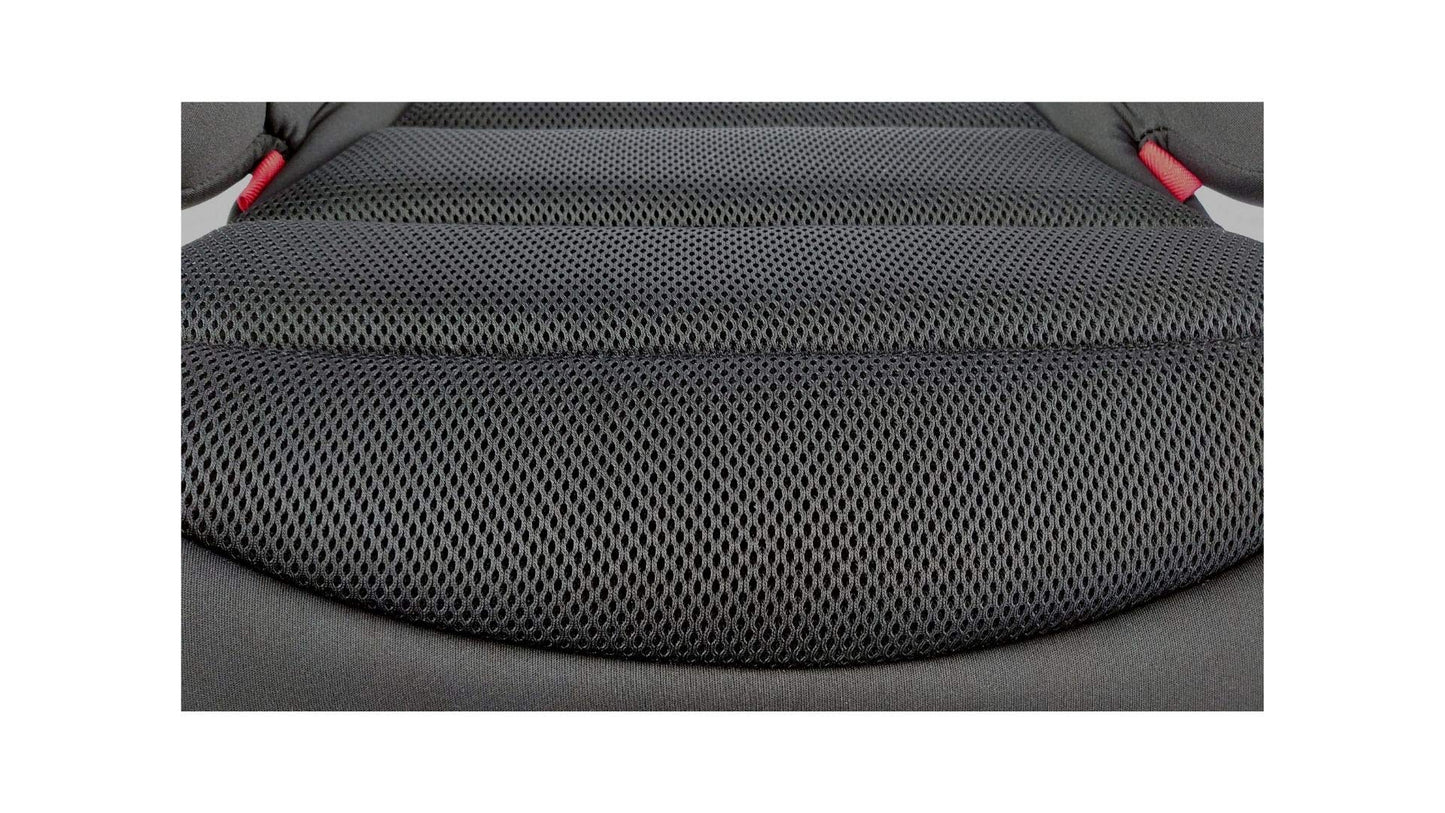 Cozy N Safe Tambu Group 3 (22-36kg, 6-12 Years Old) Memory Foam, Lightweight Compact, Backless Booster Car Seat (Midnight Black)