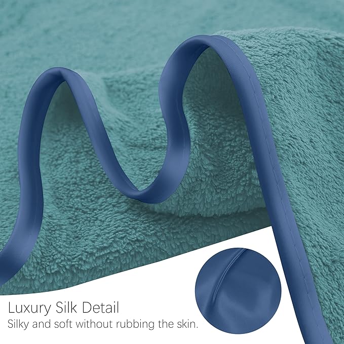 TENSTARS Silk Hemming Hand Towels