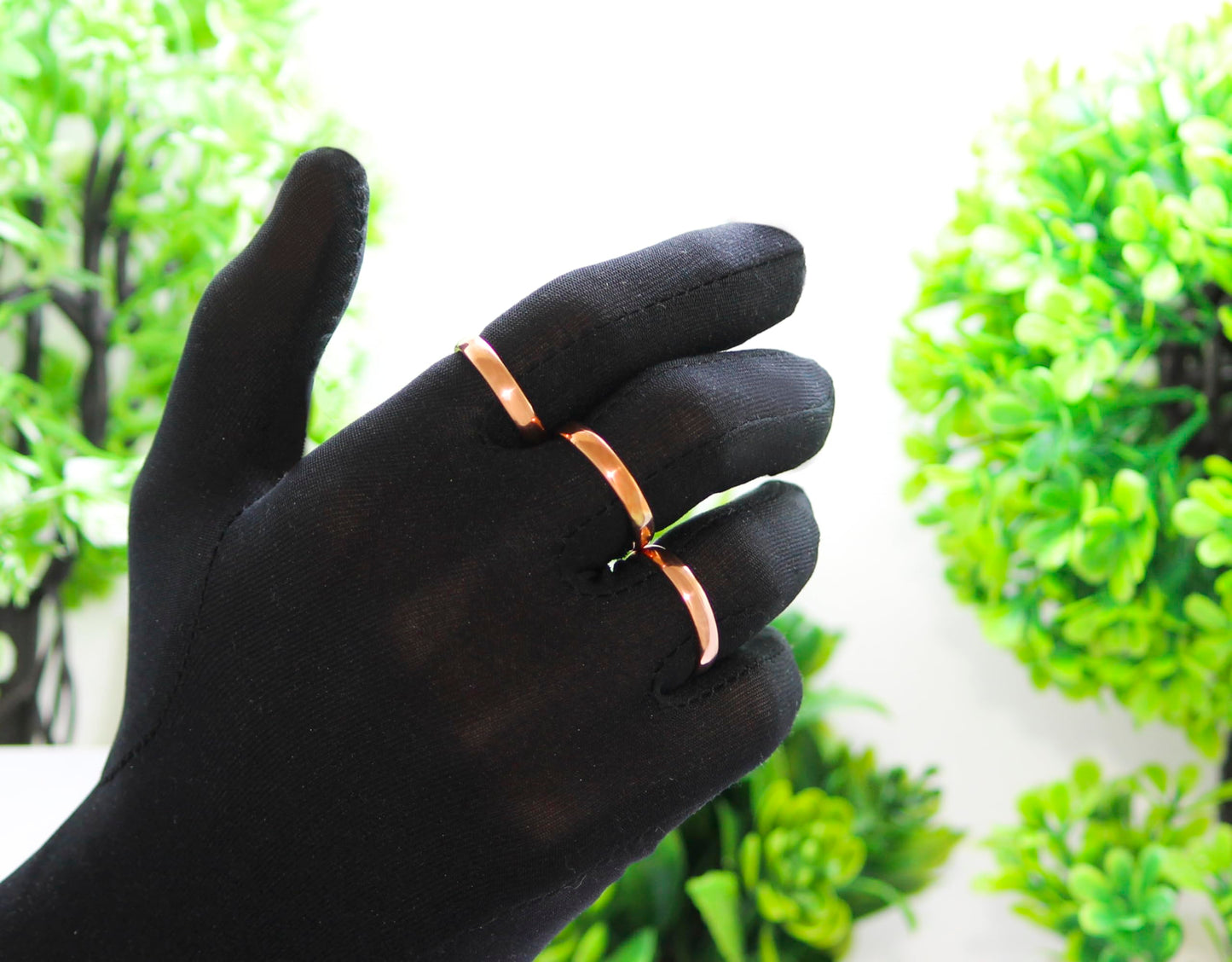 Krishnaa Jewels Pure Copper Handmade Classic Band Ring Ethnic Gift Jewelry for Men and Women (5)