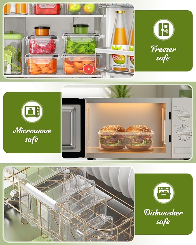 50 Piece Food Storage Containers