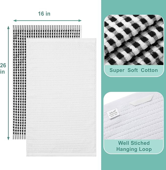 SALAS Cotton Dish Towels Cloths