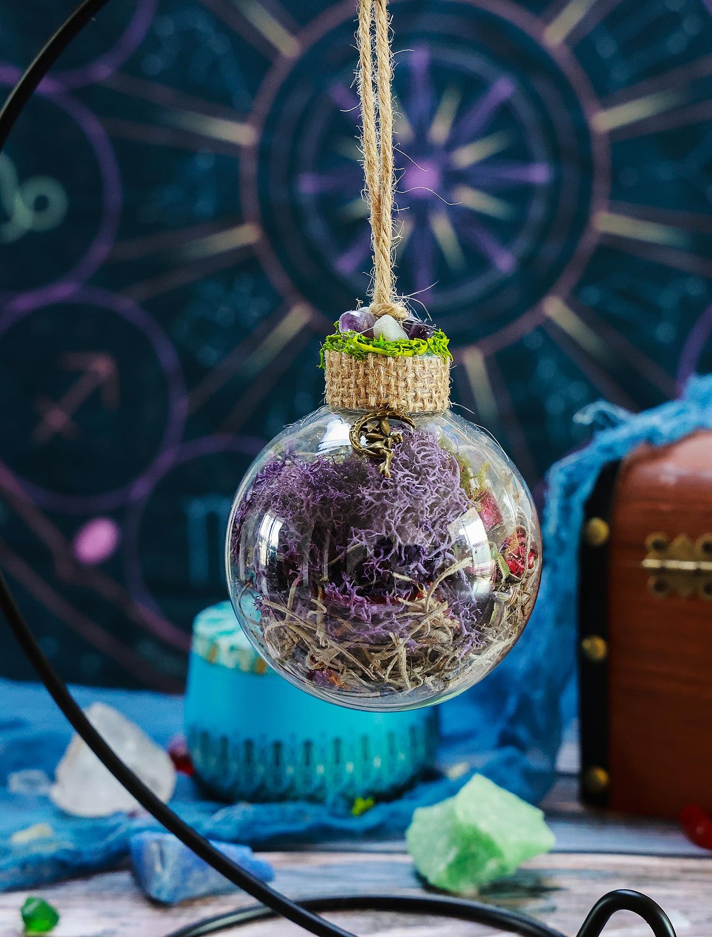 Witches Ball Divination Necromancy Protection Balls Altar Tools Goddess Spell Jar Collection Witches Blessing for Protection from Evil Banish Negative Energy Deflect Psychic Attacks