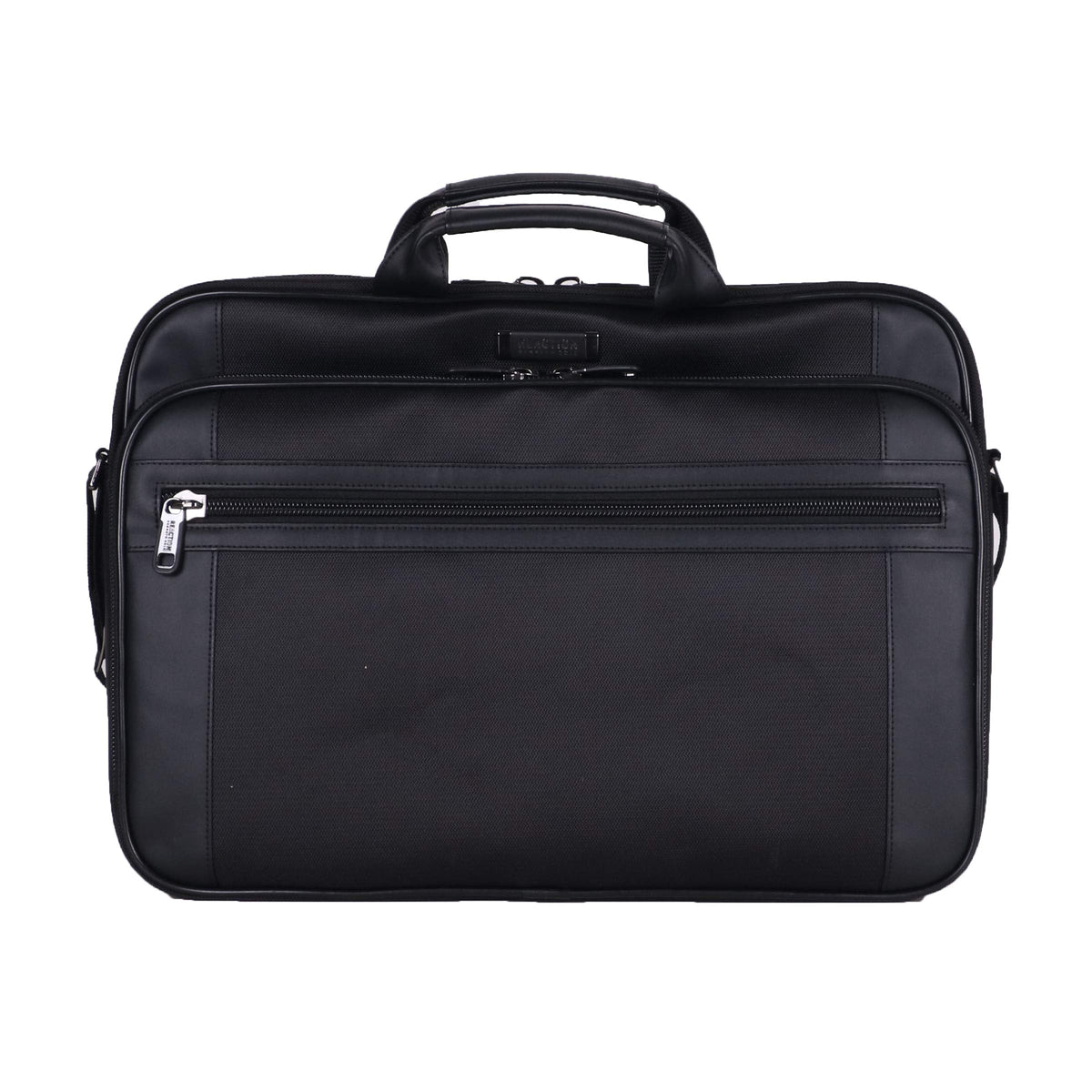 Kenneth Cole Reaction Urban Traveler Slim 18.4" Laptop Sleeve Top Zip Computer Portfolio Bag, Black