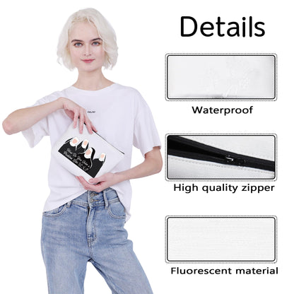 CMNIM Musical Makeup Bag How Do You Solve a Problem Like Quote Musical Theatre Gifts For Musical Fans Accessory Pouch