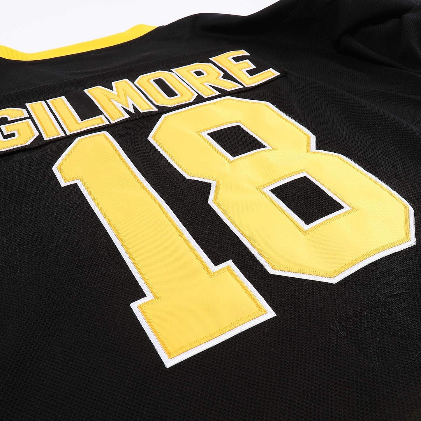 Boston Happy Gilmore #18 Adam Sandler 1996 Movie Ice Hockey Jersey Stitched Letters and Numbers S-XXXL