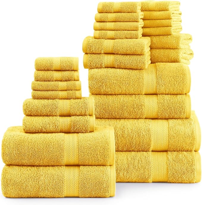LANE LINEN 100% Cotton Bath Towels Set