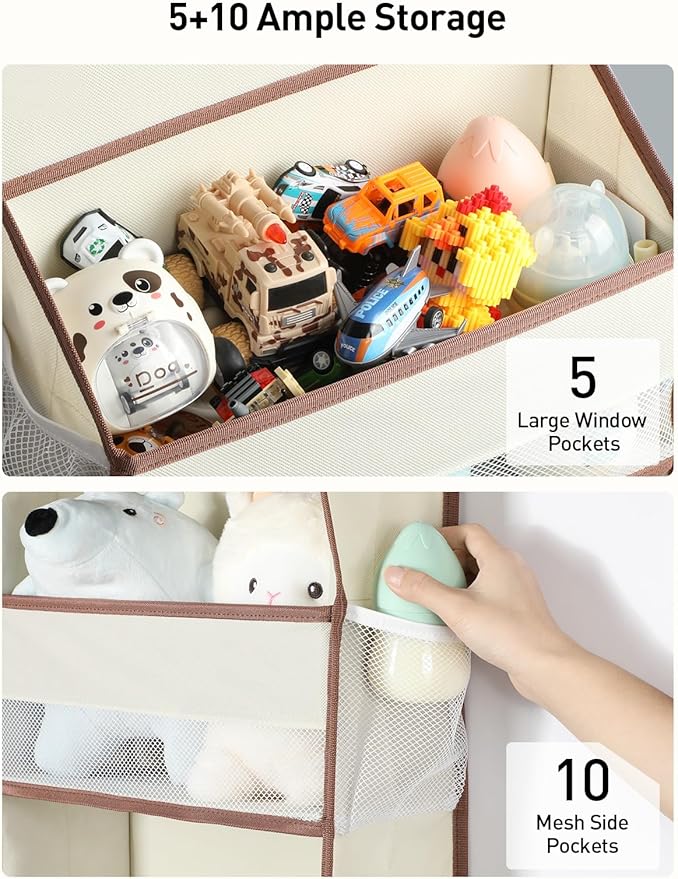 Yecaye 1 Pc 5 Tier Over the Door Organizer