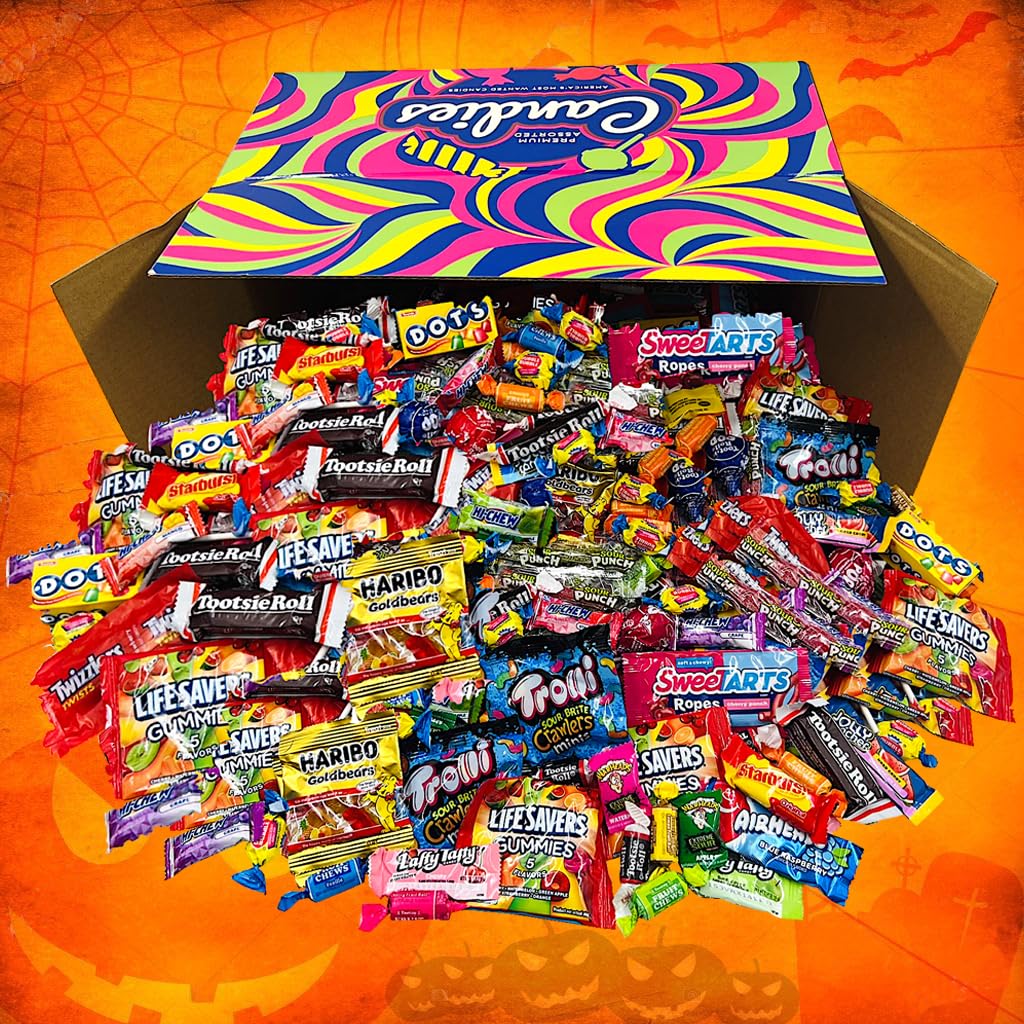 Assorted Classic Candy - Huge PARTY MIX Bulk BOX! 11.50 lbs / 184 oz Classic Individually Wrapped Candies of All Time America's Most Favorite Assorted Candies (180)