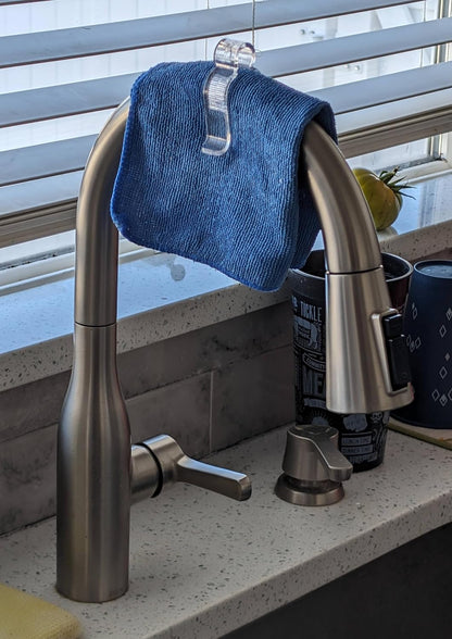 Towel Clip (3-Pack) - No Fuss Hand-Towel Clip for Kitchen or Bathroom