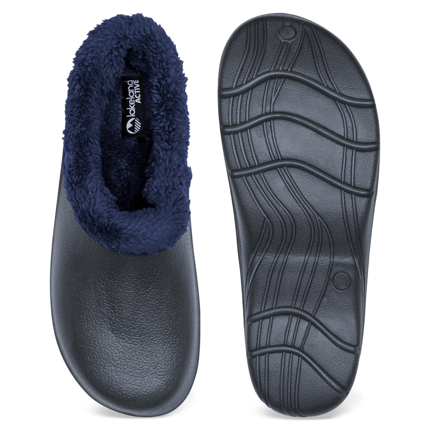 Lakeland Active Lorton Men's Fleece Lined Garden Clogs - Oxford Blue - 9 UK