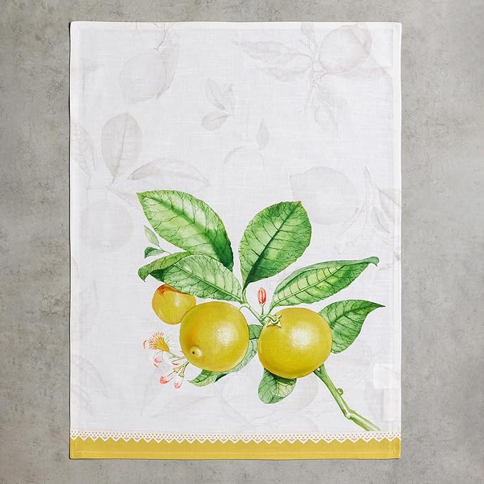 Maison d' Hermine Kitchen Towels Set of 3 100% Cotton 27.50" x 20" Reusable
