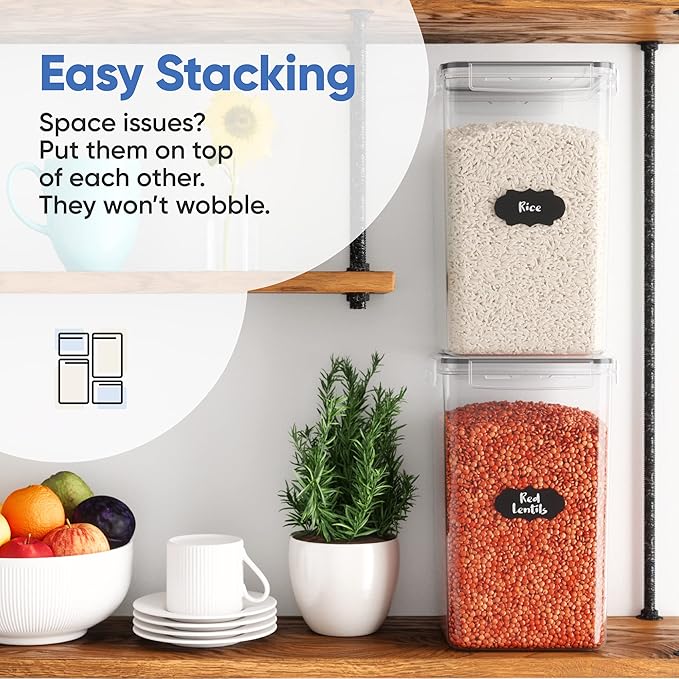 Chef's Path Extra Large Airtight Food Storage Containers