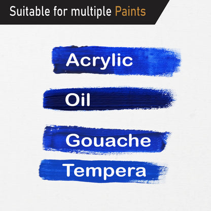 Artgeo 3mm FSC Canvas Panel 40 x 60cm, Pack of 4, 100% Plastic Free Packaging