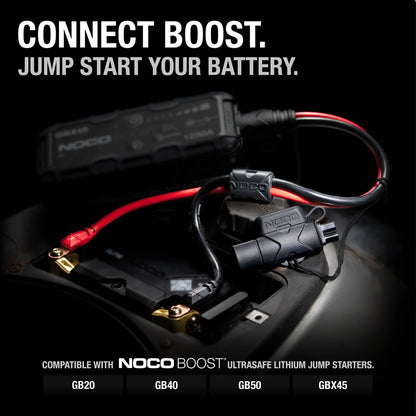 NOCO GBC007 18.5-Inch Boost X-Connect Adapter Extension Cable for GB20, GB40, GB50 and GBX45 UltraSafe Lithium Jump Starters