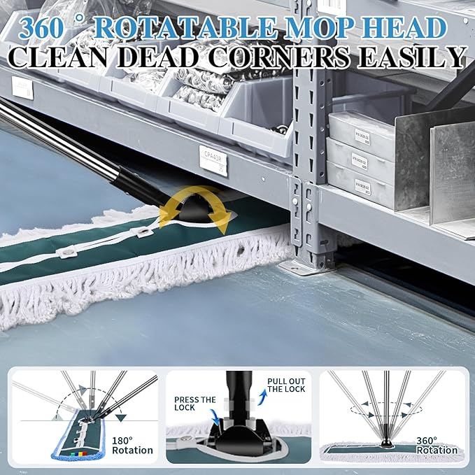 Commercial Mop, Masthome 42" Heavy Duty Dust Mop