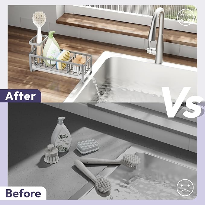SWTYMIKI Sponge Holder for Kitchen Sink