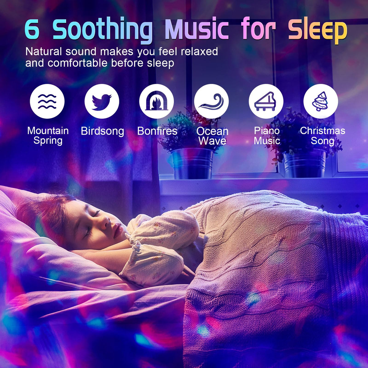 Galaxy Projector for Bedroom Birthday Gifts for Teen Boy Gifts, LED Galaxy Light Projector, 15White Noise HiFi Bluetooth Speaker,Remote&Timer Ceiling Projector Lights Trendy Stuff