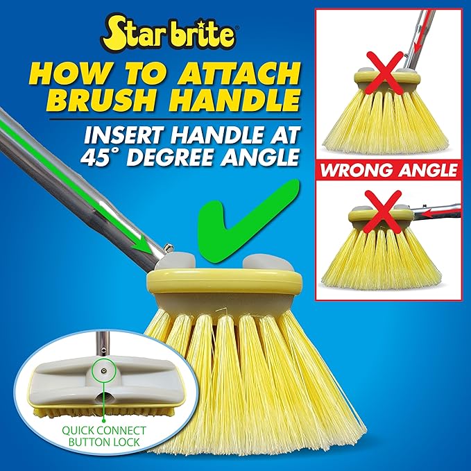 STAR BRITE 8" Durable Cleaning Brush