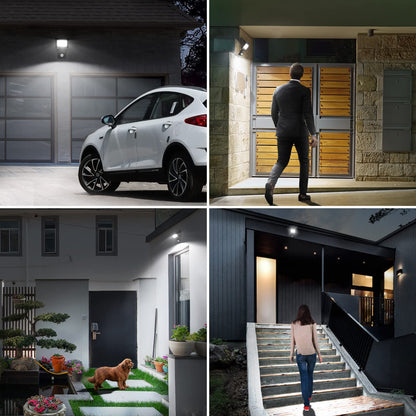 Lepro Security Lights Outdoor Motion Sensor, 20W 2000 Lumen PIR Lights, IP65 Waterproof Motion Sensor Flood Light, Ultra Thin Garden Security Light for Forecourt, Backyard, Garages