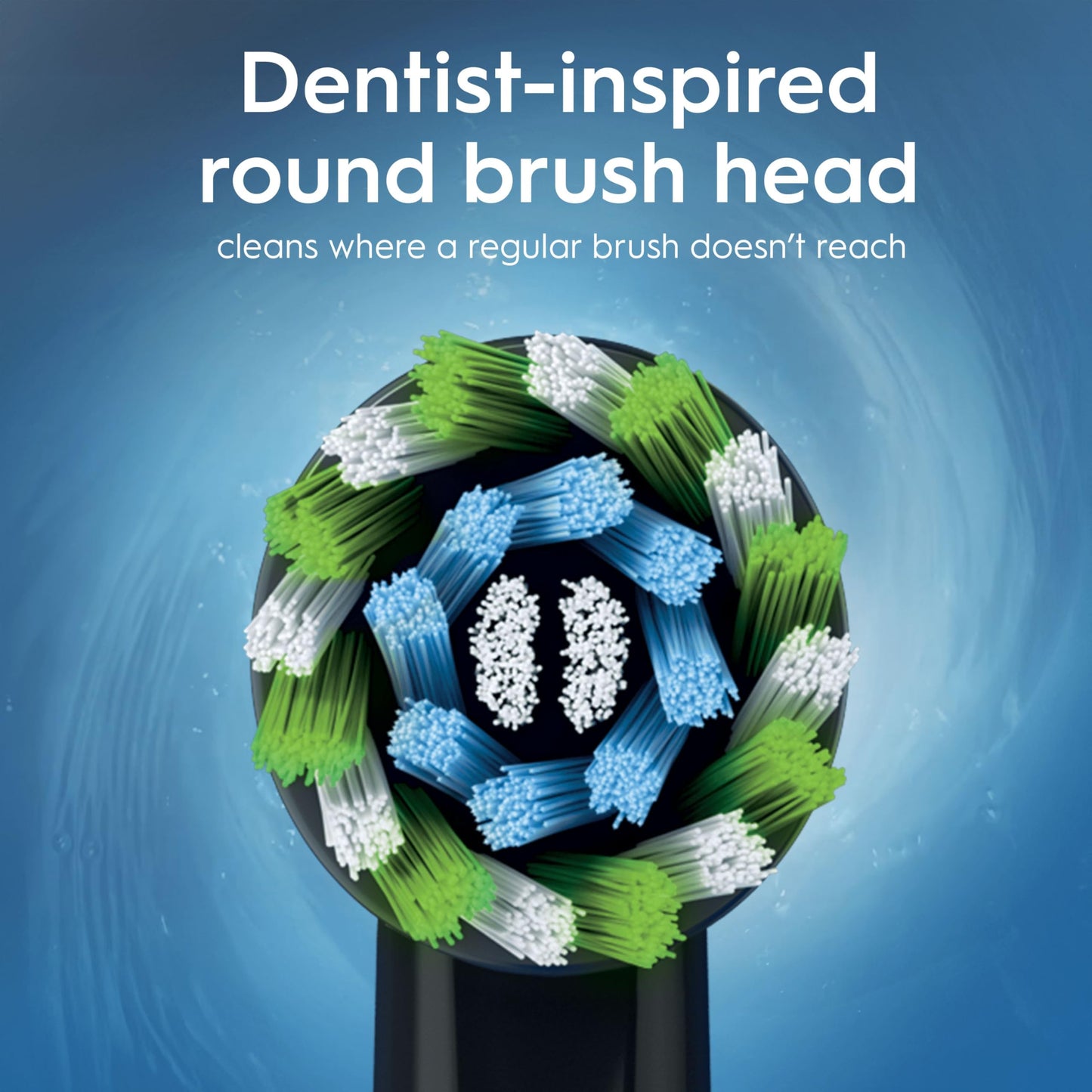 Oral-B Vitality Pro Electric Toothbrushes for Adults, for Him/Her, 1 Handle, 2 Toothbrush Heads, 3 Brushing Modes Including Sensitive Plus, 2 Pin UK Plug, Black (Packing May Vary)